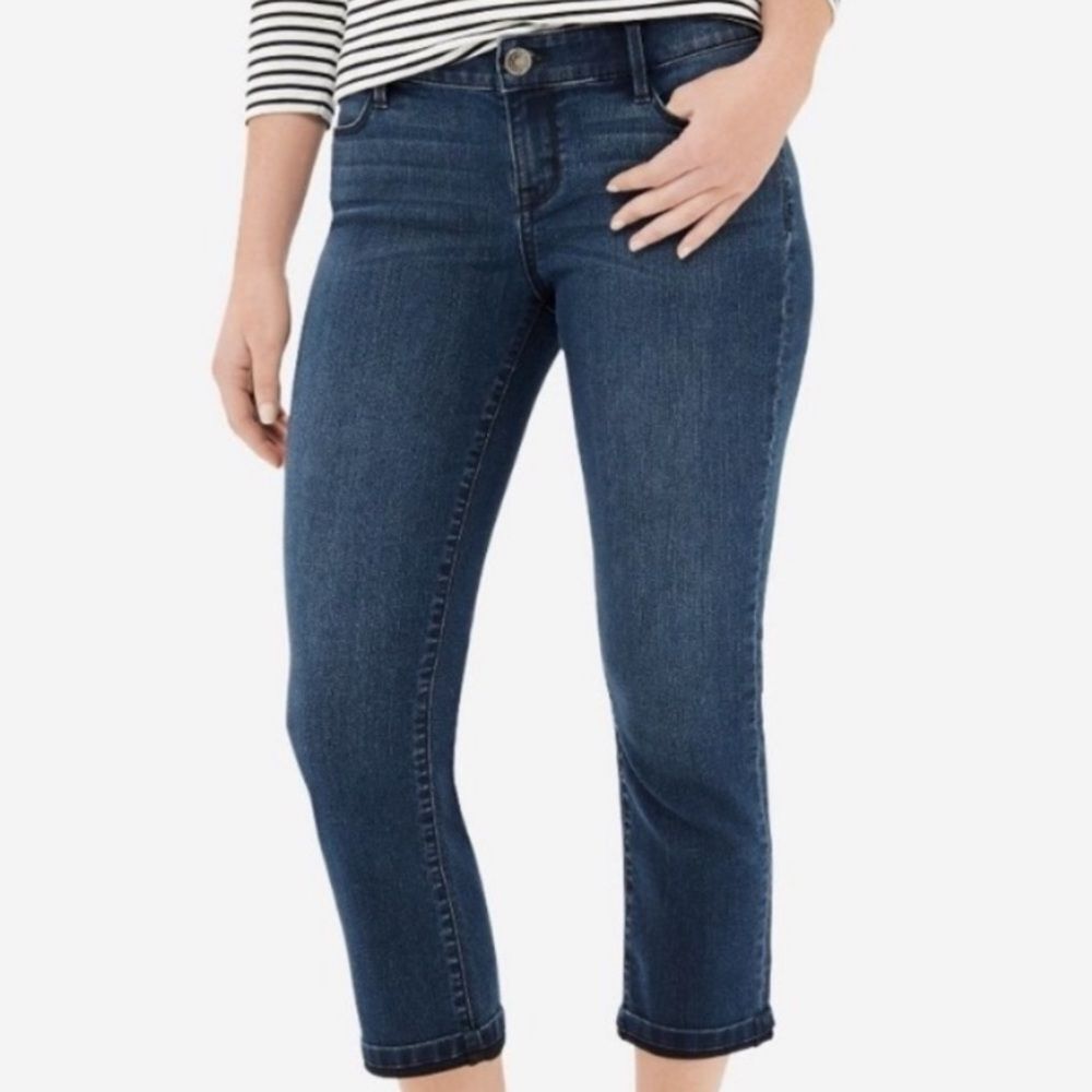 LIMITED Denim 312 Cropped Skinny Jeans Size 6 EUC